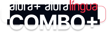 O combo+ é juanção do alura+ e o alura língua